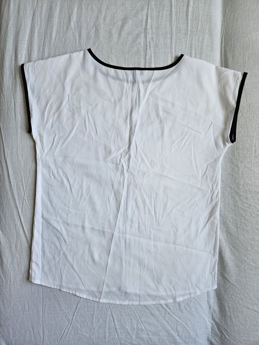 Biała koszulka z krótkim rękawem t-shirt Greenpoint
