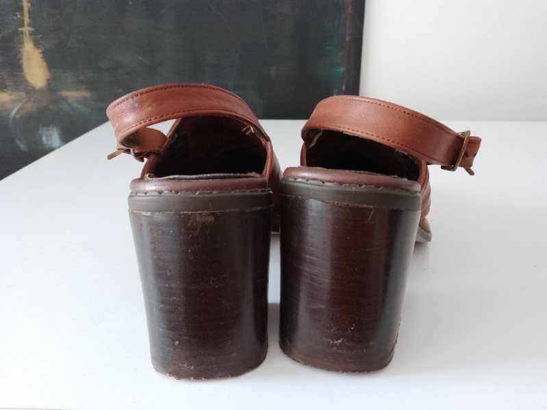 Damskie buty skórzane