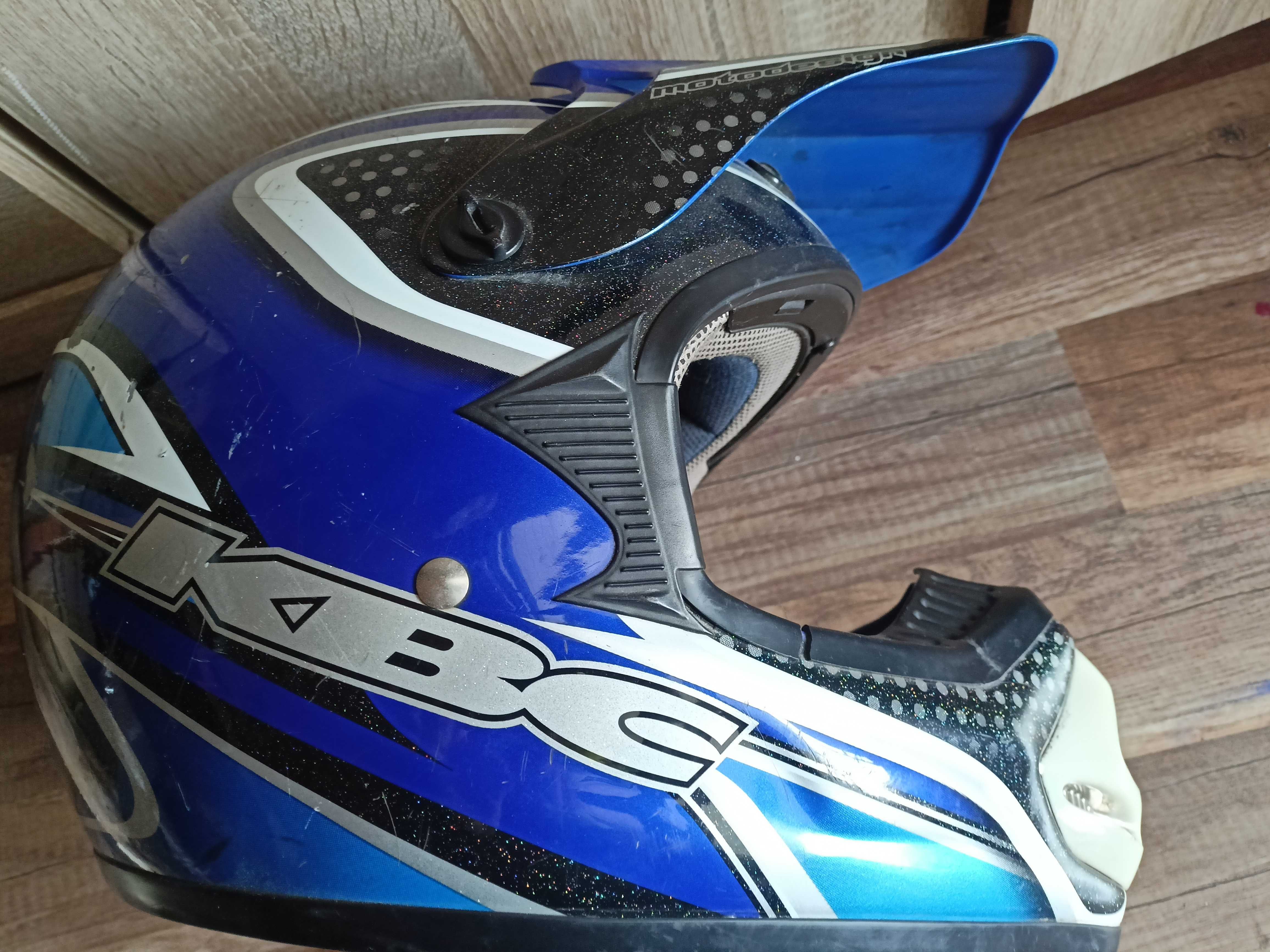 Kask motorowy rozmiar s-m KBC