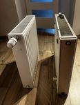 Kaloryfer panelowy z termostatem, 2 szt.