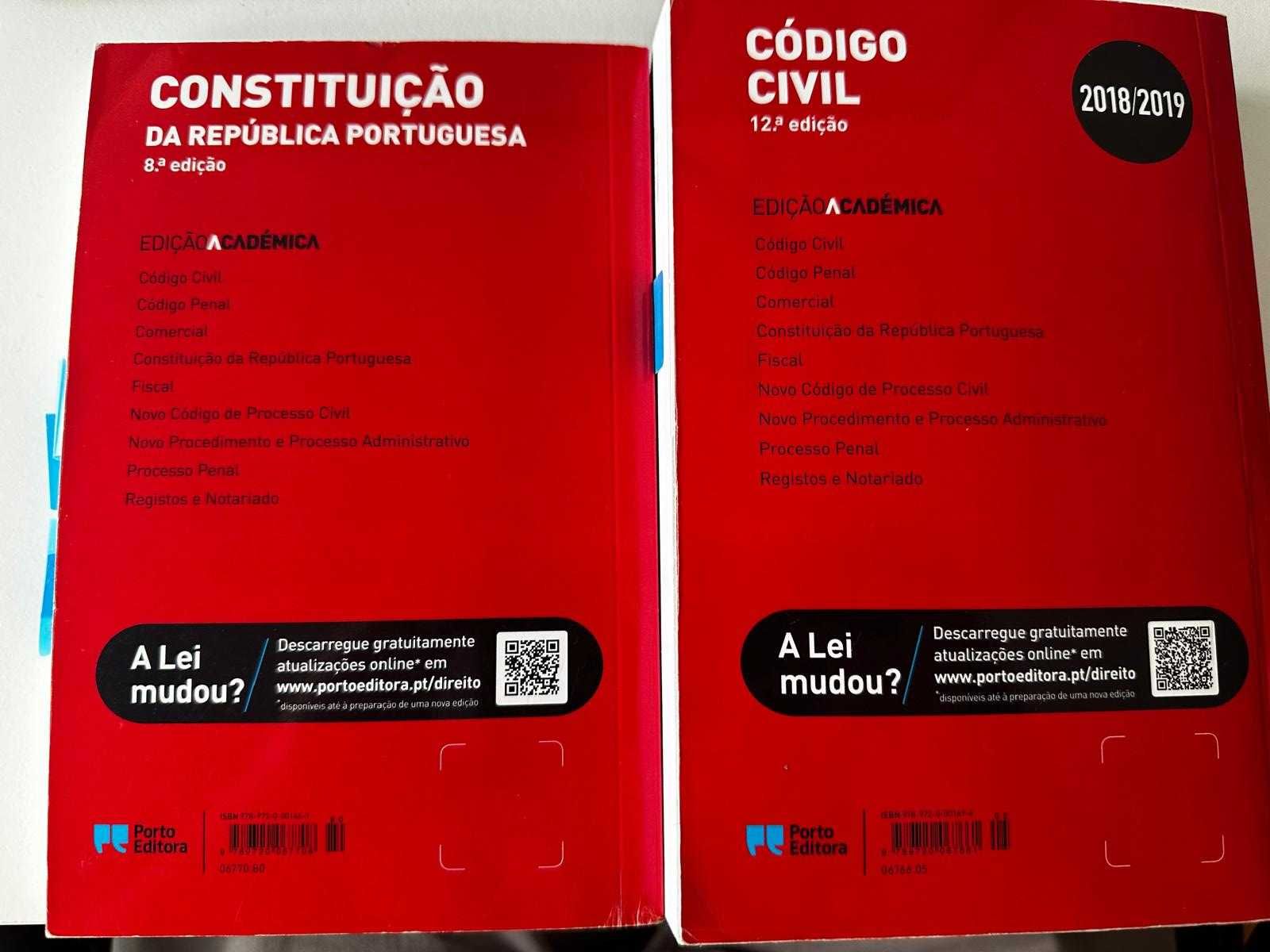Constituição da República Portuguesa + Código Civil