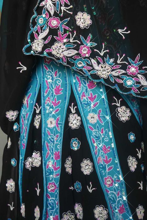 Шикарное сари индийское свадебное