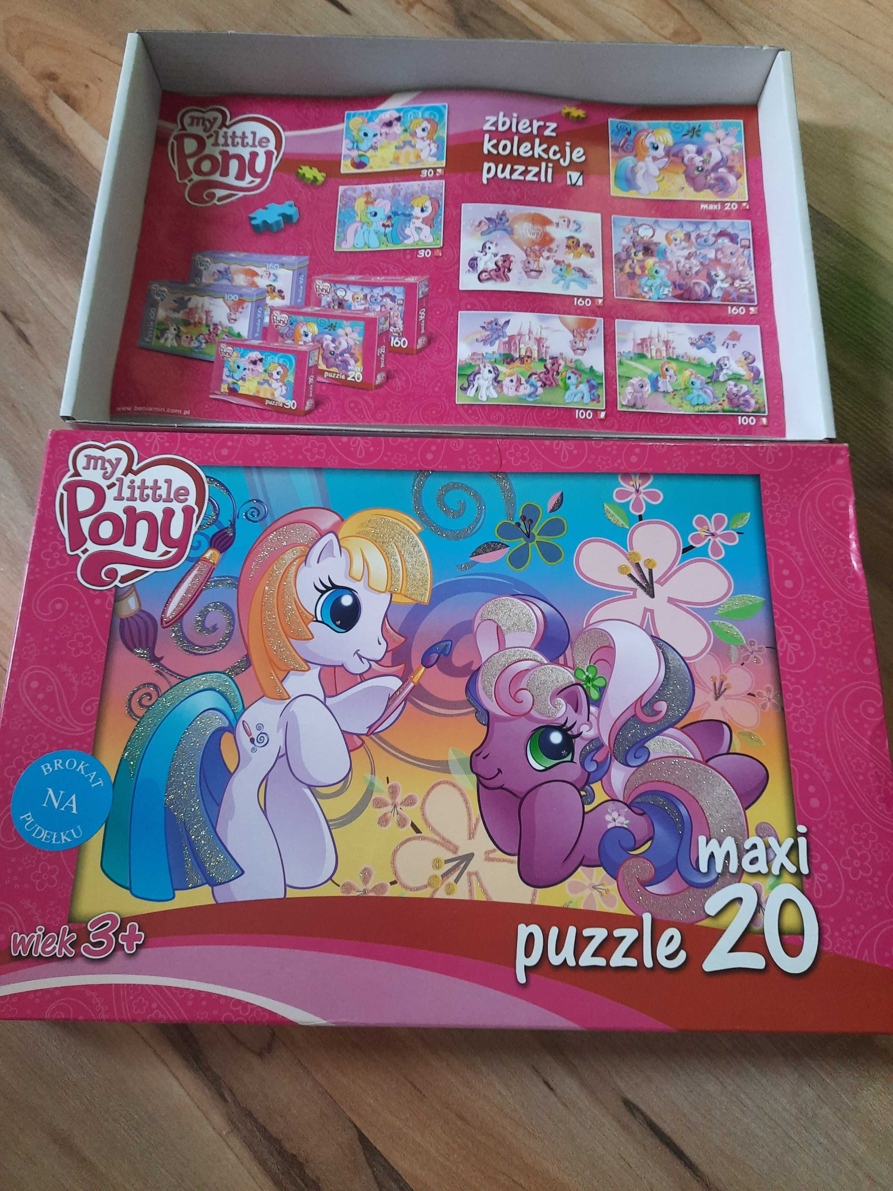 Puzzle My Little Pony 20 elementów wiek 3+