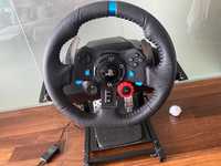 Volante Logitech G29 + Stand GT Omega + F1 + Gran Turismo - Todo Kit