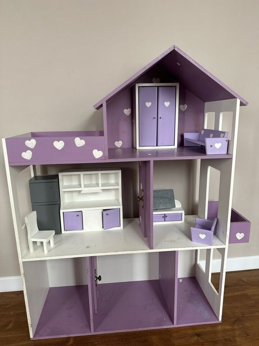 Ляльковий будинок, будиночок для ляльок, для Барбі (меблі в подарунок)