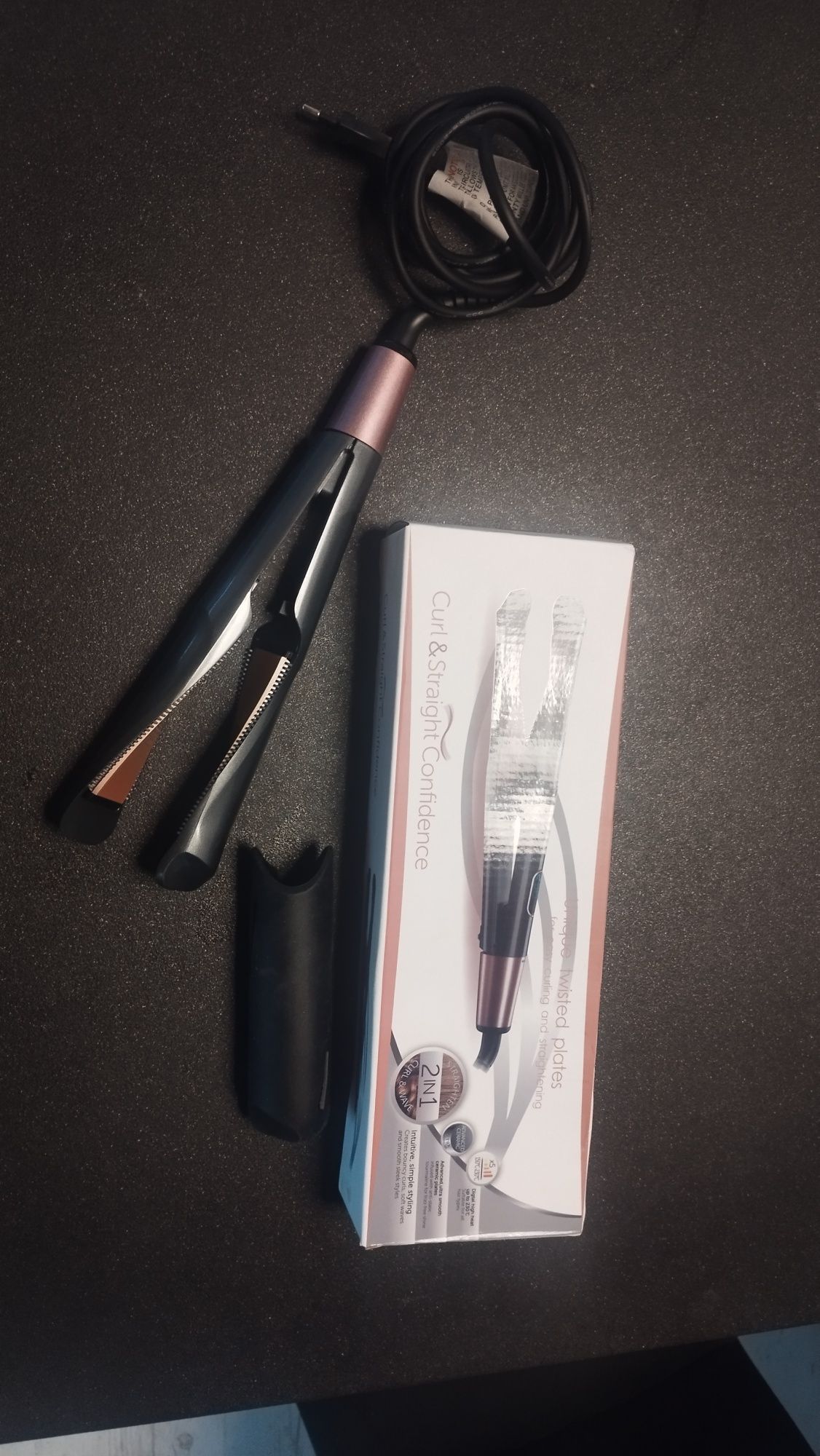 PROSTOWNICA LOKÓWKA  Curl & Straight Confidence 2w1
