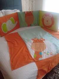 Vendo conjunto textil para  quarto crianca tuc tuc