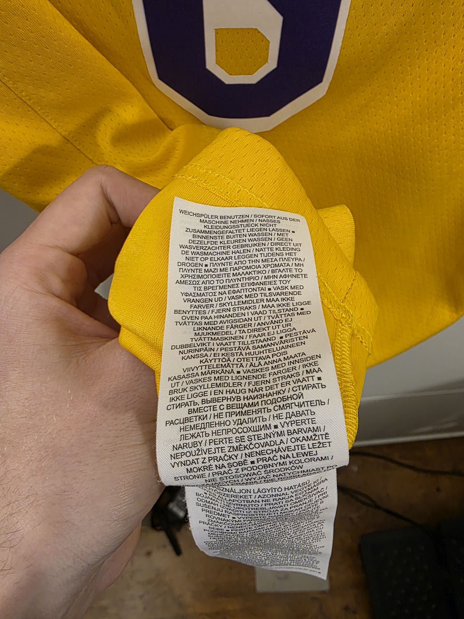 Lakers Lebron james jersey #6
