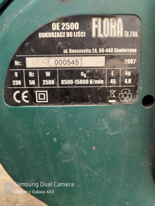 Odkurzacz do lisci