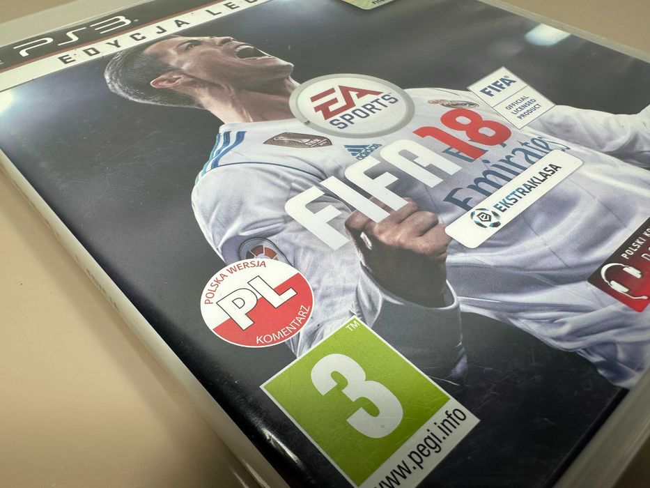 PS3 FIFA 18 EDYCJA LEGACY Super Stan Polskie Wydanie DUBBING PL