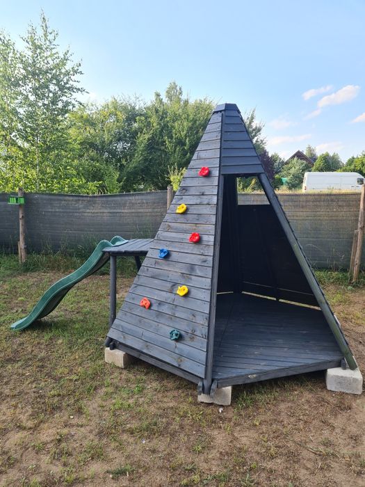 Sprzedam domek dla dzieci Tipi, zjeżdzalnia, wspinaczka