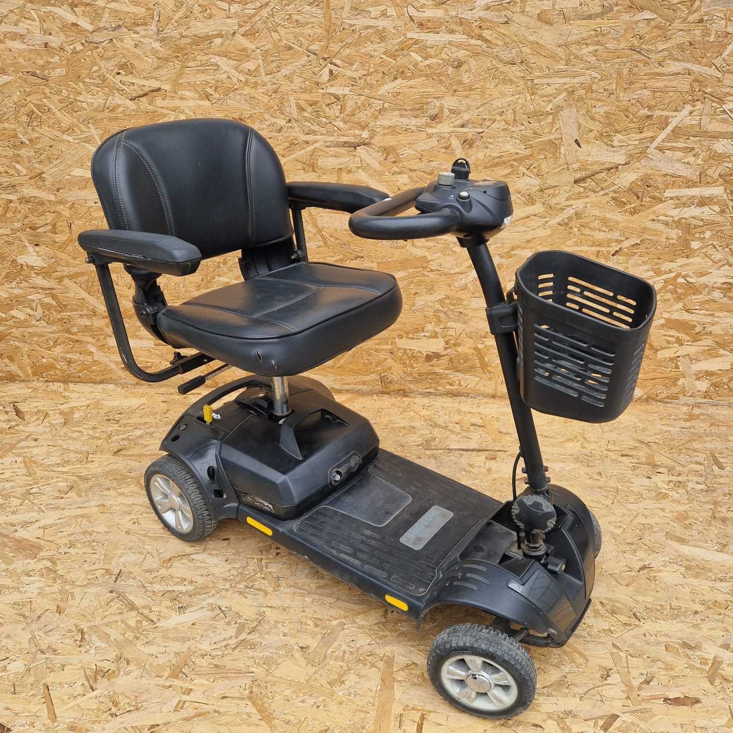 skuter wózek inwalidzki elektryczny składany do AUTA + KOSZYK nowe aku