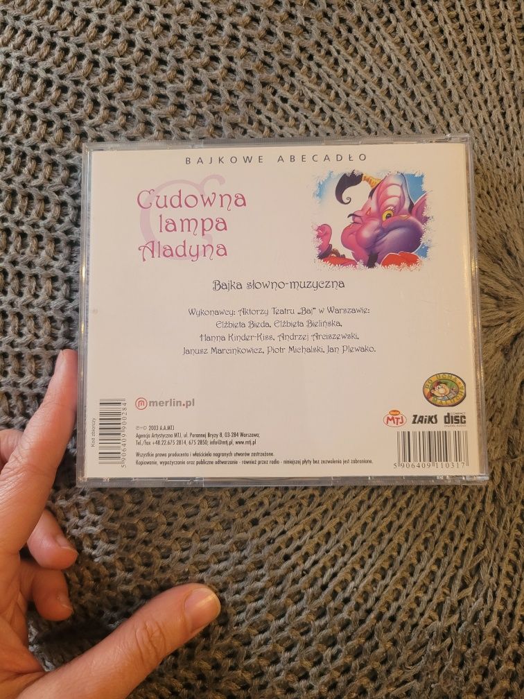 CD Bajka słowno-muzyczna, audiobook, Cudowna lampa Aladyna