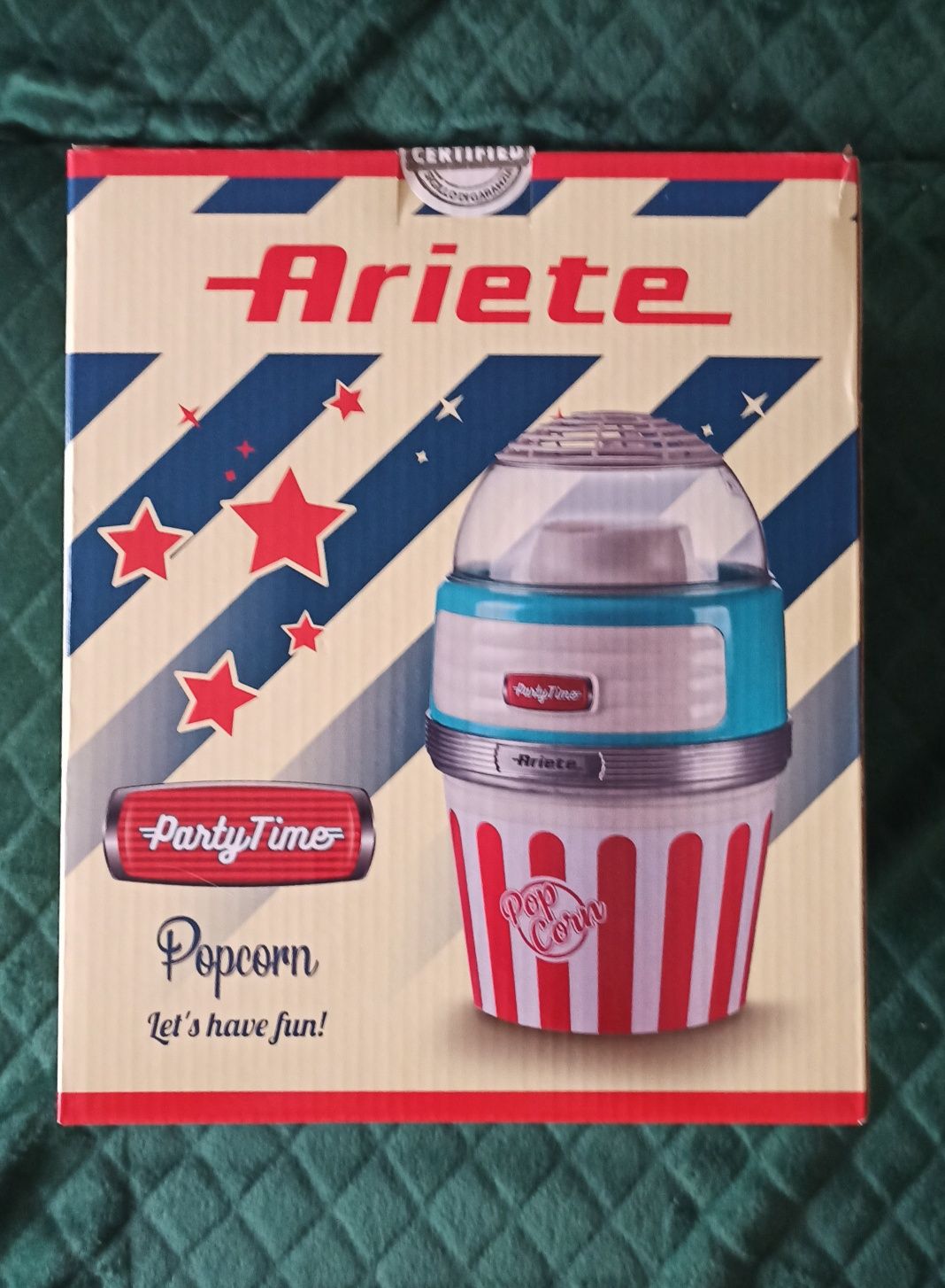 Urządzenie maszynka do popcornu Ariege XL. Nowe