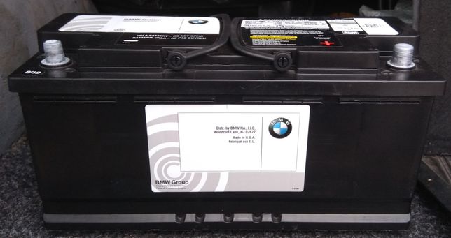 Оригинальный аккумулятор AGM с BMW X5 105Ah 12V 950A Батарея АКБ