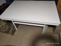stół biały ikea 120X80 ( 53 cm wysokości)