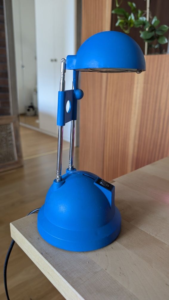 Niebieska mała lampka na biurko BRILUX DL-328