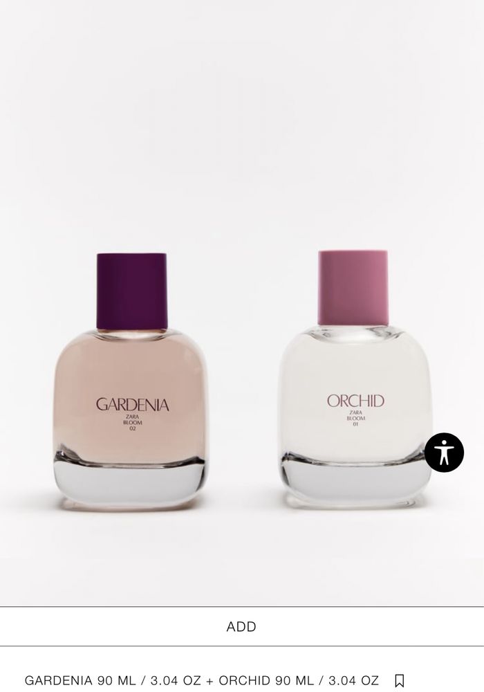 Набор туалетная вода Zara 2x90 мл Gardenia и Orchid