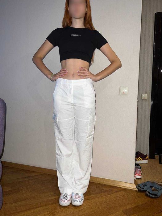 Легкі жіночі штани H&M (льон), р. 36EU