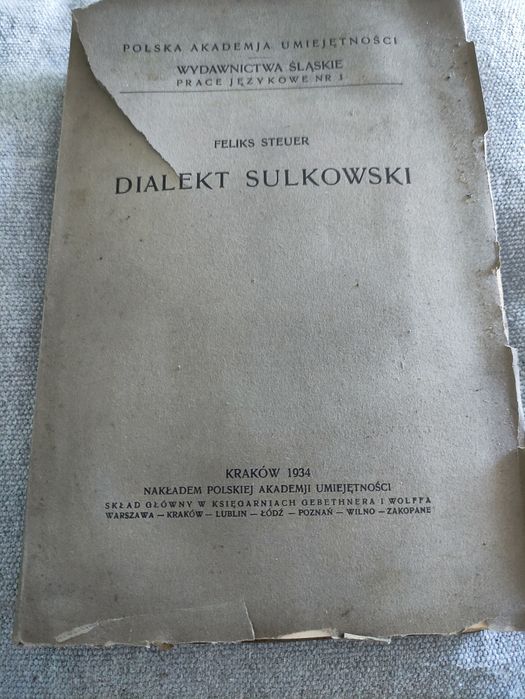 Dialekt Sulkowski Feliks Steuer