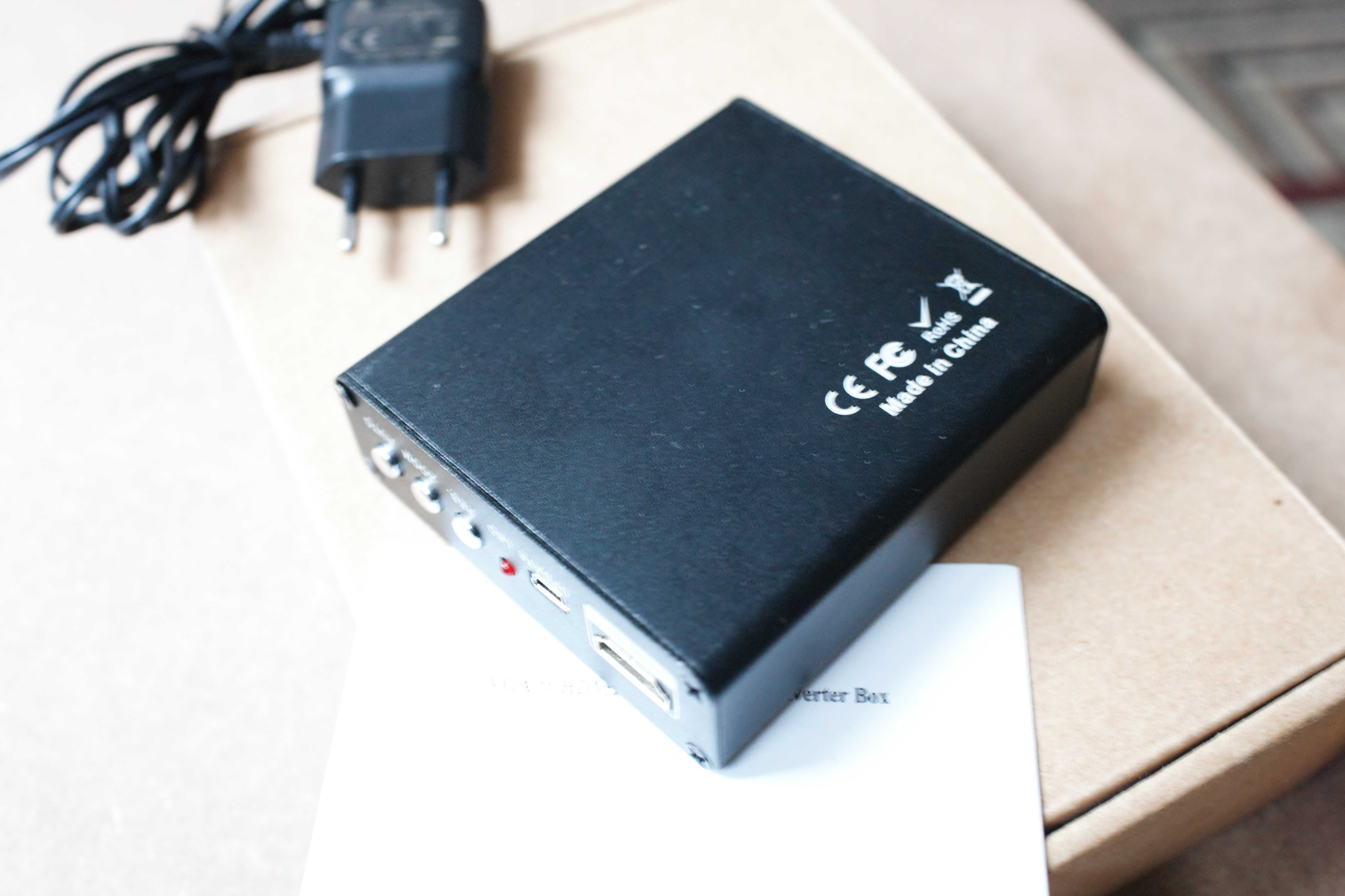Wideo Konverter Conwerter Adapter  VGA na HDMI - Nowy .