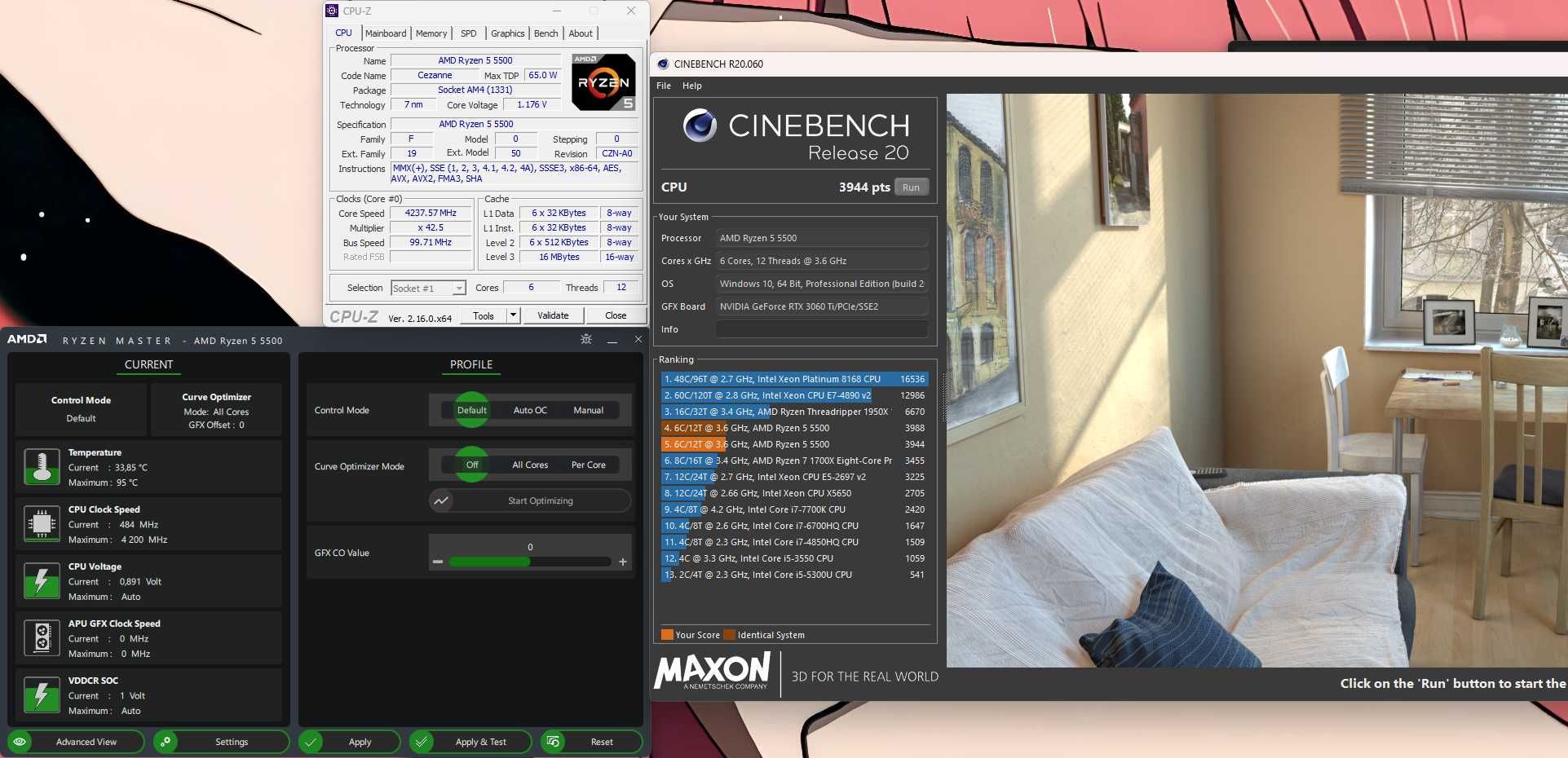 AMD Ryzen 5 Cezanne 5500 tray AM4
