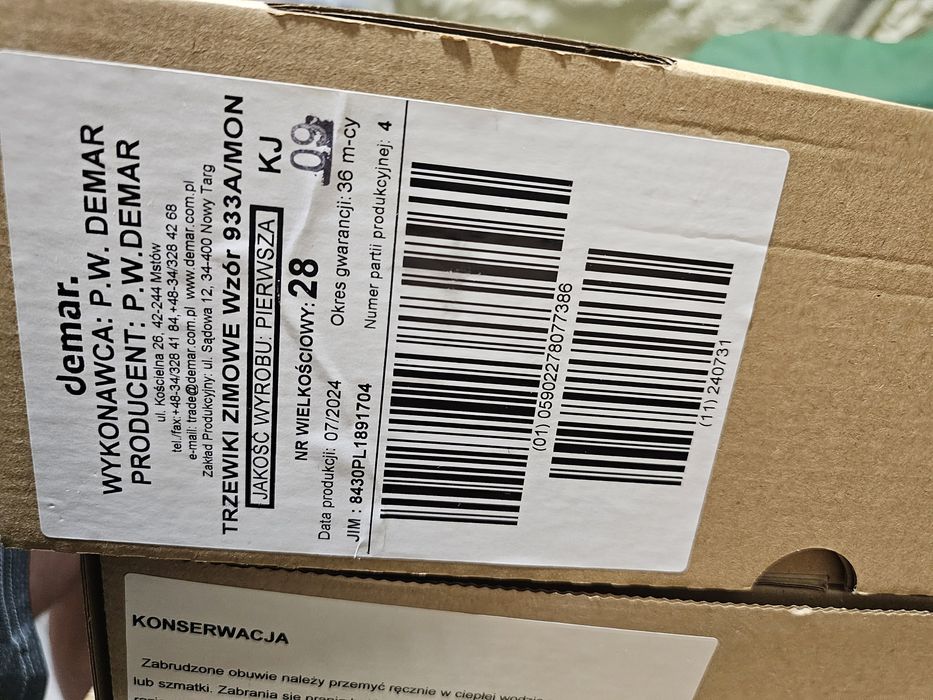 Buty wojskowe zimowe wzór. 933a/mon