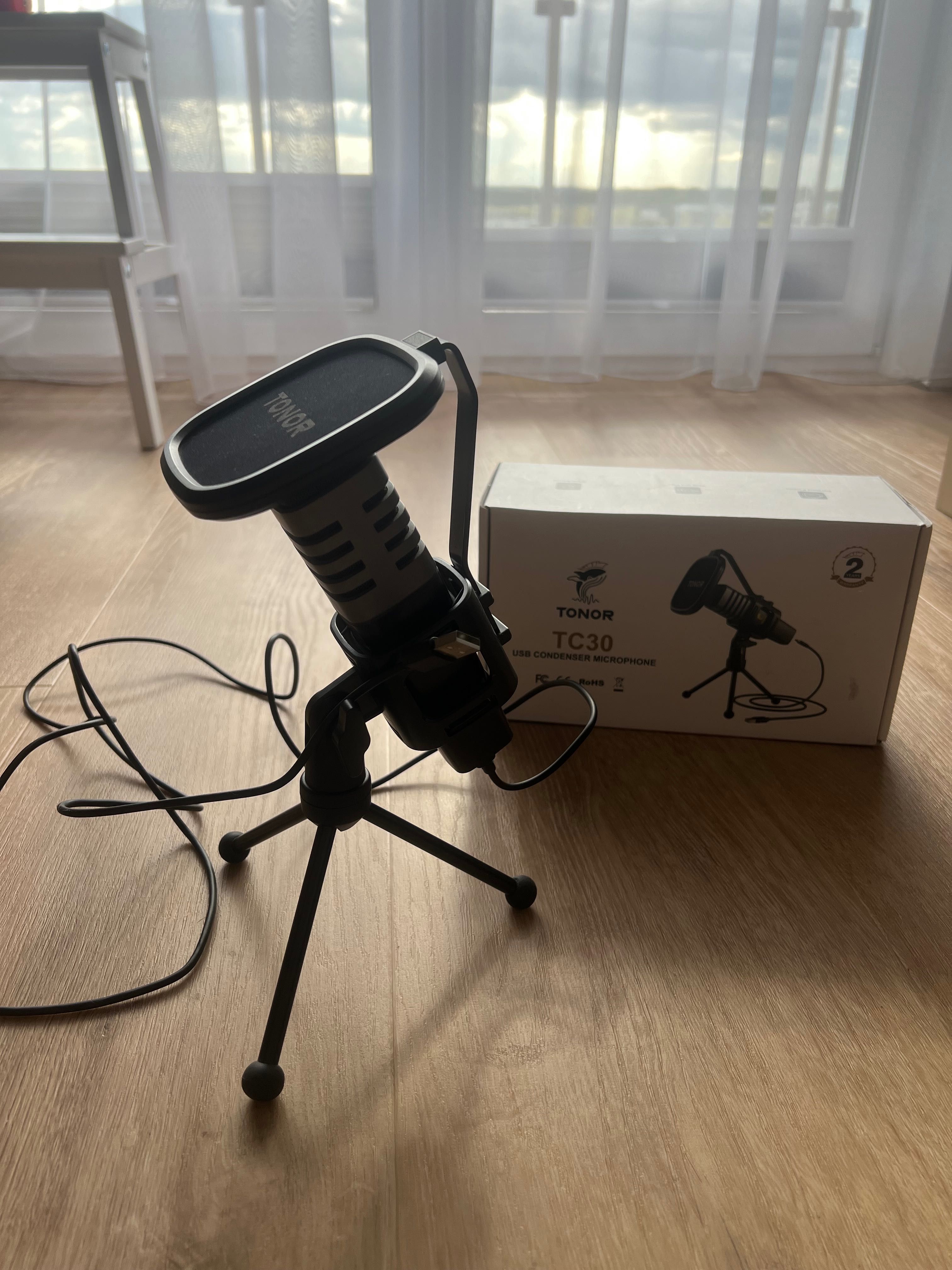 Mikrofon pojemnościowy USB Tonor TC30