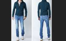 Made in ITALY Diesel Thavar W32 L34 W31 W33 slim skinny rurki vintage