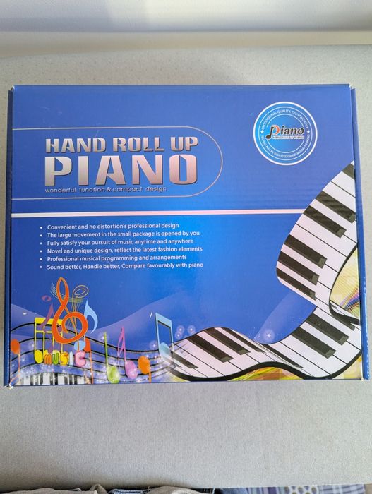 Elektroniczne pianino zwijane 88 klawiszy Hand Roll Up Piano