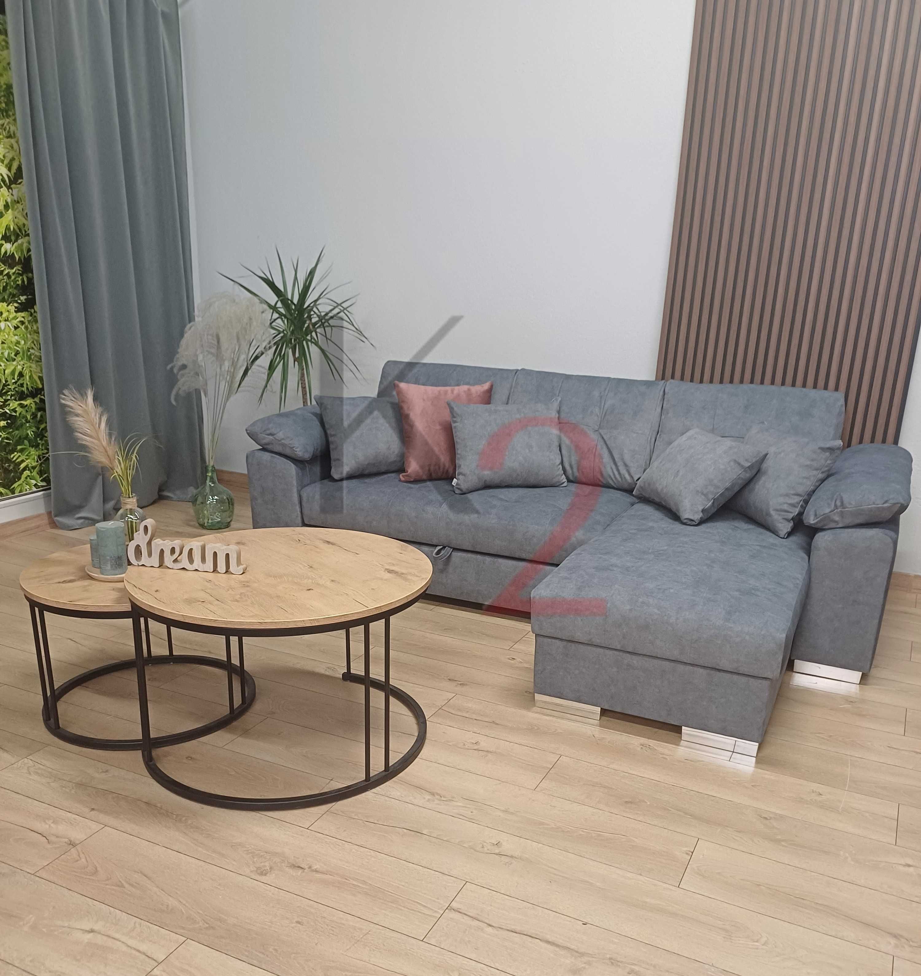 Narożnik DENVER, rogówka, sofa, mały do salonu USB +GRATIS