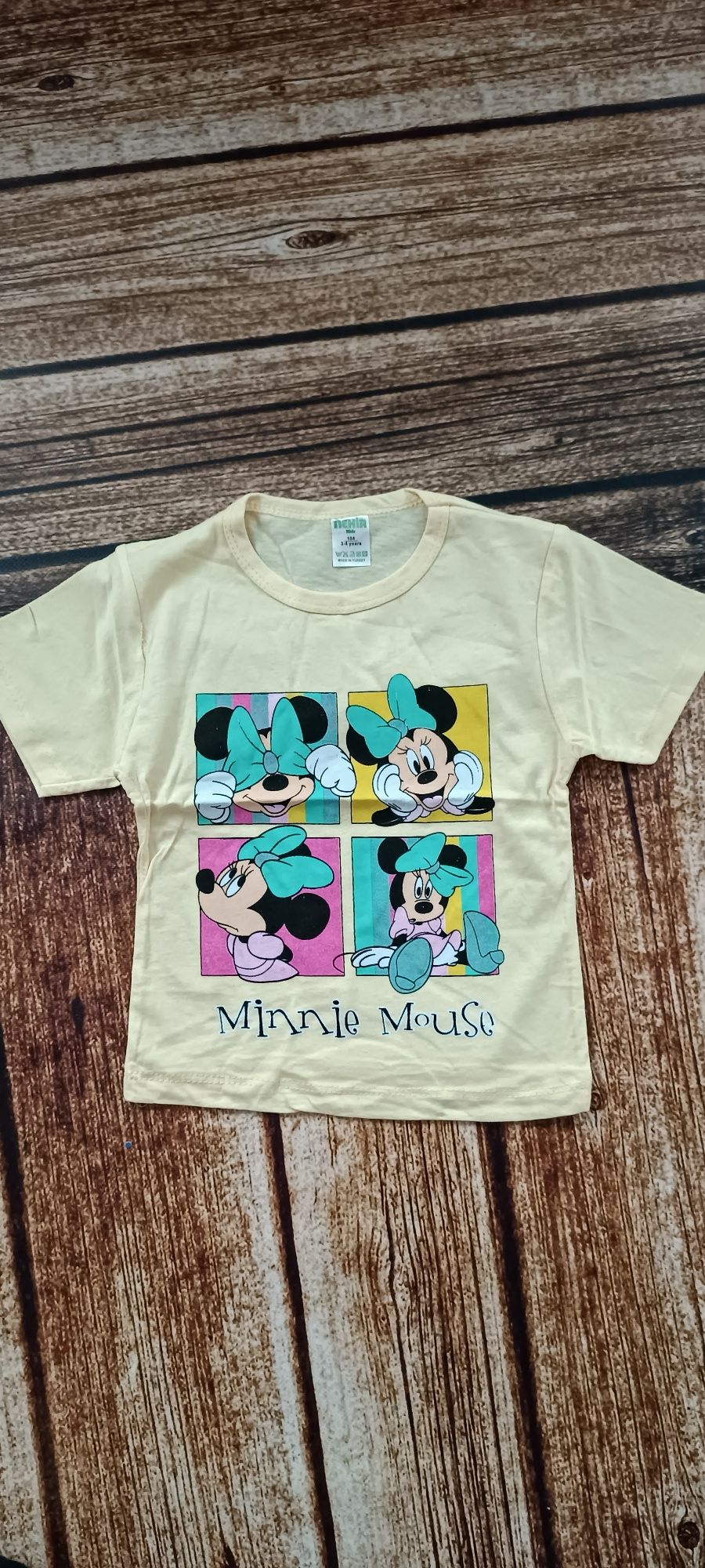 98/104 mini żółta koszulka