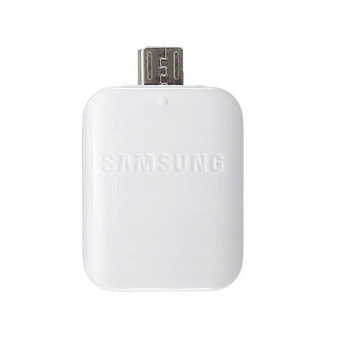 Oryginalny adapter OTG microUSB USB Samsung GH96 White