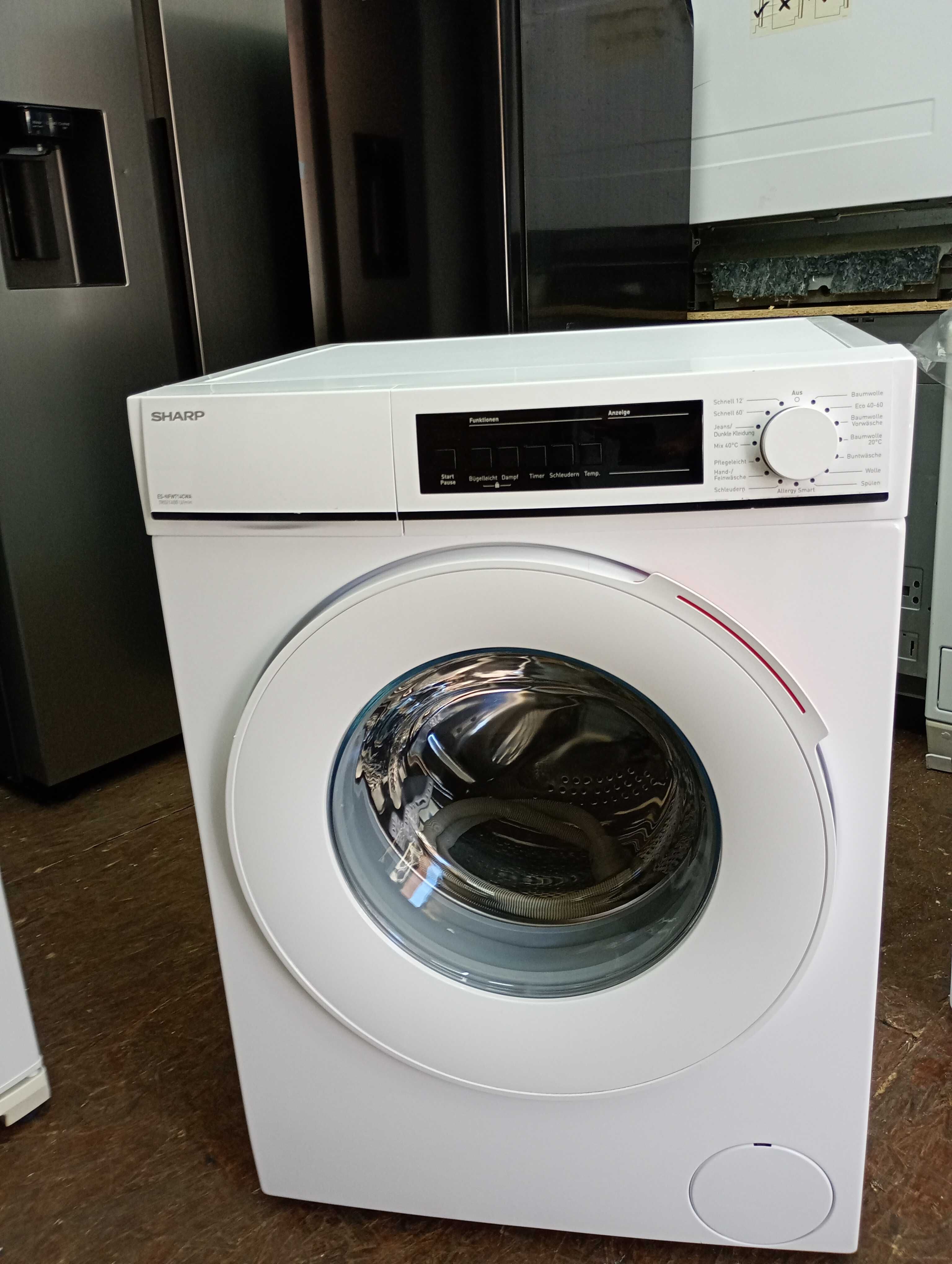 Pralka Sharp ES-NFW714CWA  Klasa A+++  7kg  używana