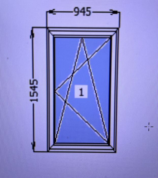 НОВЕ металопластикове поворотно-відкидне вікно