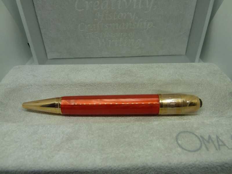 Caneta nova Omas Milady Coral Garnet