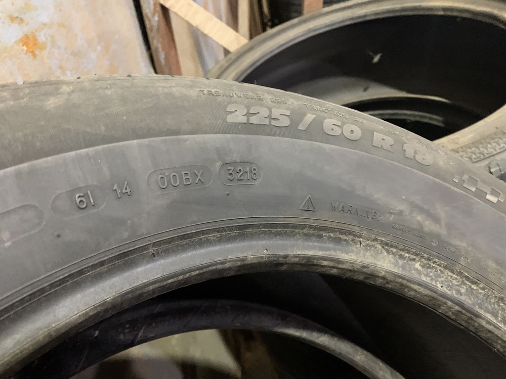 шины б/у лето 225/60r18 Michelin latitude Sport