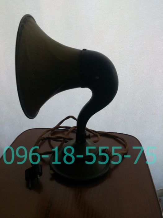 Абонентский громкоговоритель РМ 3, 1928 год, завод Кулакова, работает.