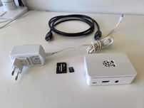 Raspberri Pi 3 b com 8GB , caixa, carregador e cabo hdmi