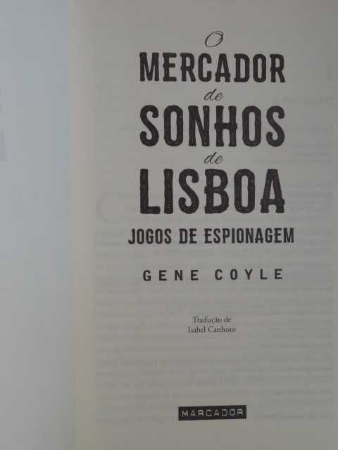 O Mercador de Sonhos de Lisboa de Gene Coyle - 1ª Edição