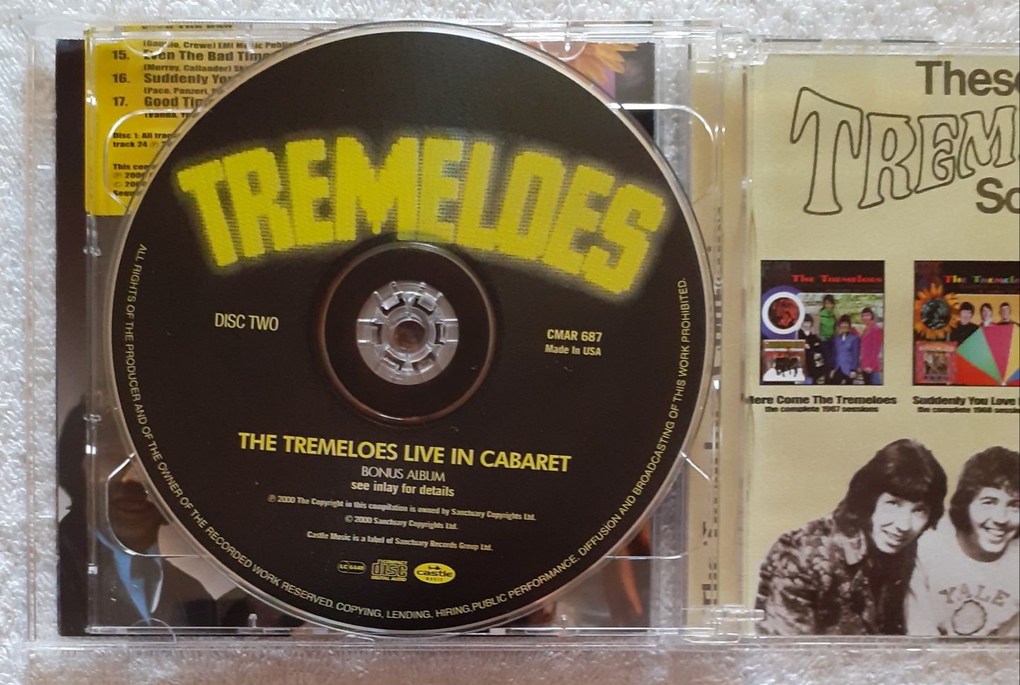 The Tremeloes ‎– Suddenly You Love Me:The Complete 1968 Sessions (2CD)