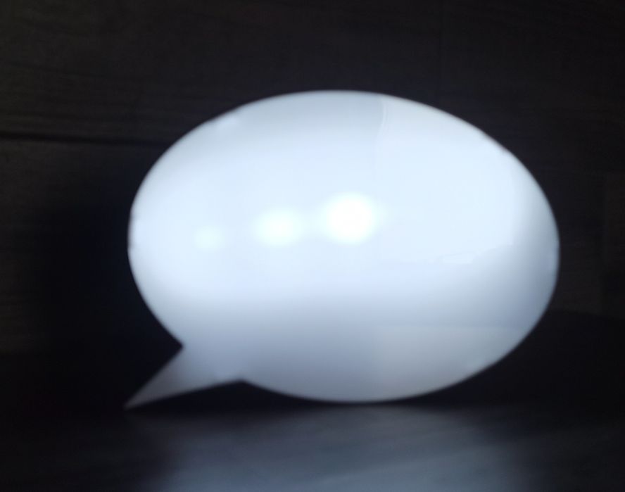 Нічник, світильник, lightbox. Світильник на  з дошкою для повідомлень