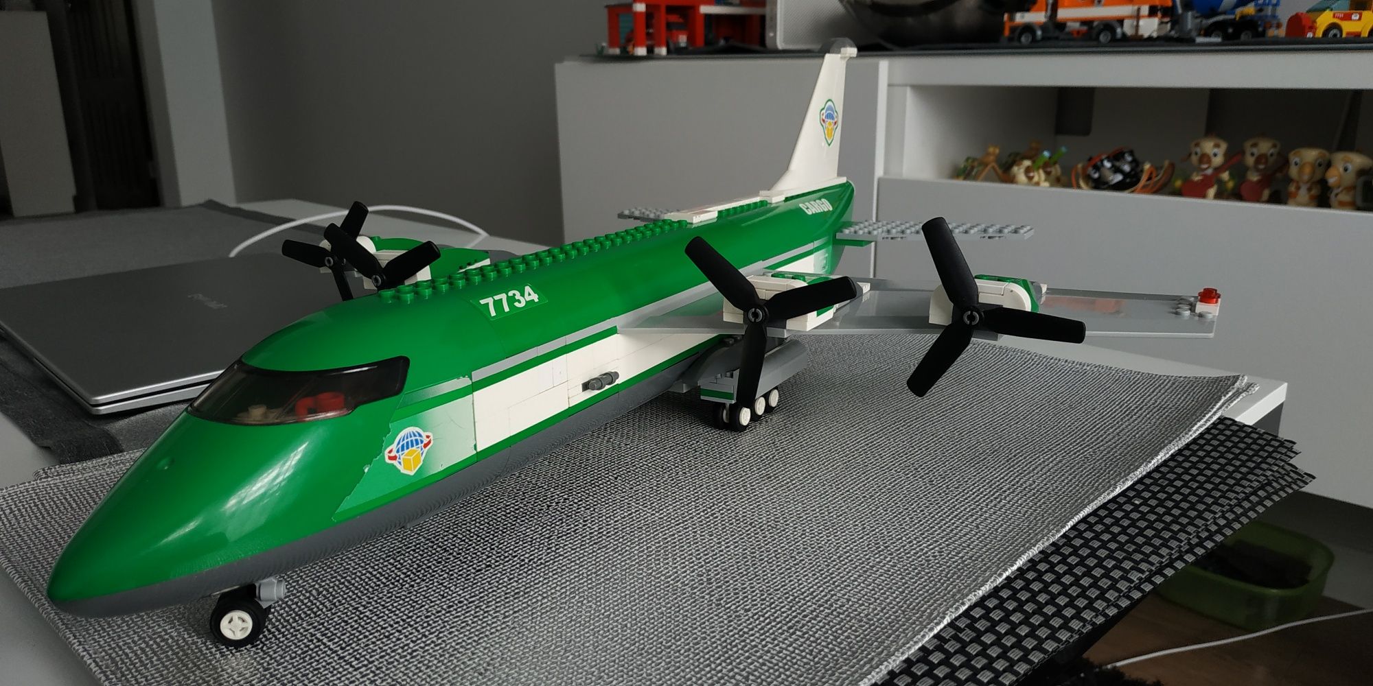 LEGO City Samolot wózek zestaw klocki dla dzieci UNIKAT
