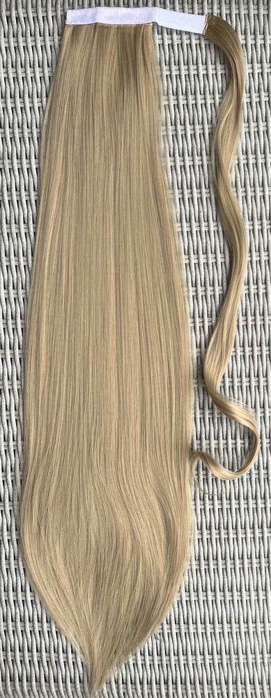 Naturalny blond, mega długi kucyk, 85 cm ! ( 625 )