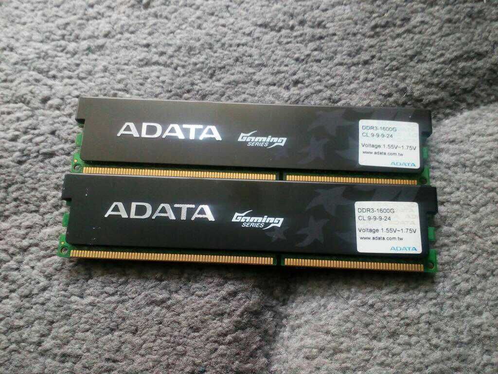 Память Adata Gaming Series DDR3 4 GB(2x2GB) 1600MHz(AX3U1600GB2G9-2G)