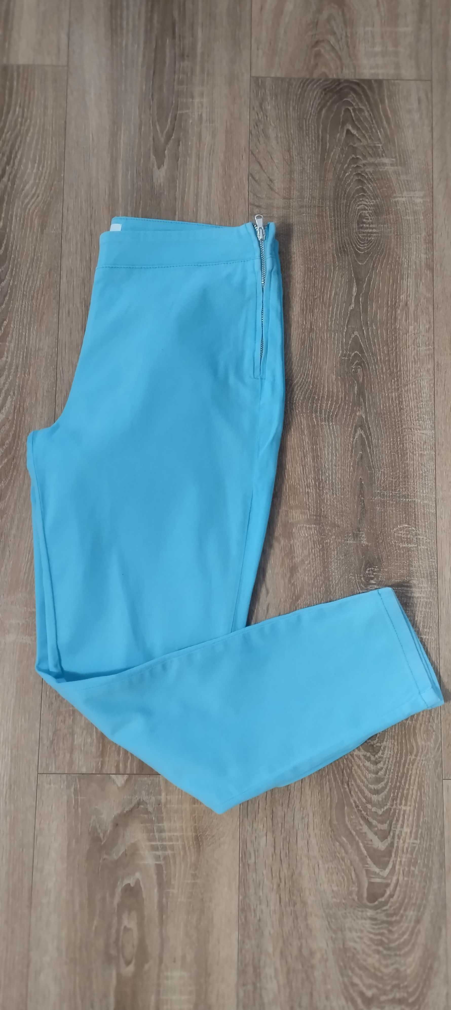 Spodnie damskie rurki niebieskie S/36 Savida