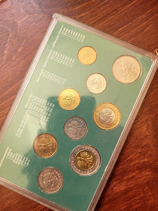 III RP Zestaw monet obiegowych podenominacyjnych
