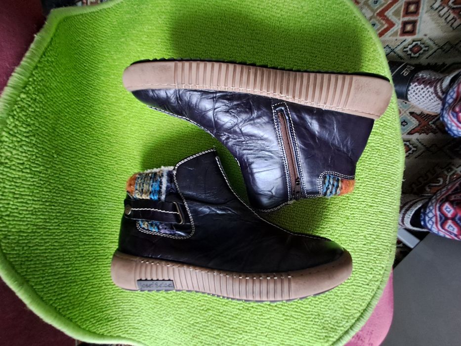 Ботільйони 39р шкіра зима Josef Seibel