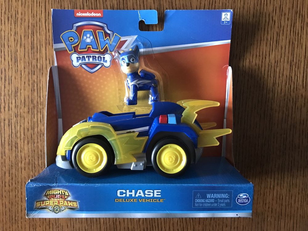 Psi Patrol Chase figurka + pojazd deluxe vehicle