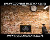 Płytki ceglane, cegła na ścianę elewacyjna, cegiełki dekoracyjne